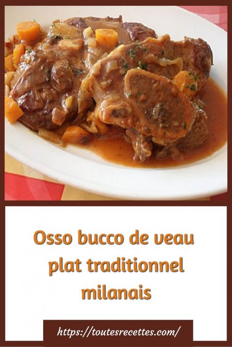 Osso Bucco Recipe, Osso Bucco, Meals For The Week, Hummus, New Recipes, Diner, Food And Drink, Chef, Meat