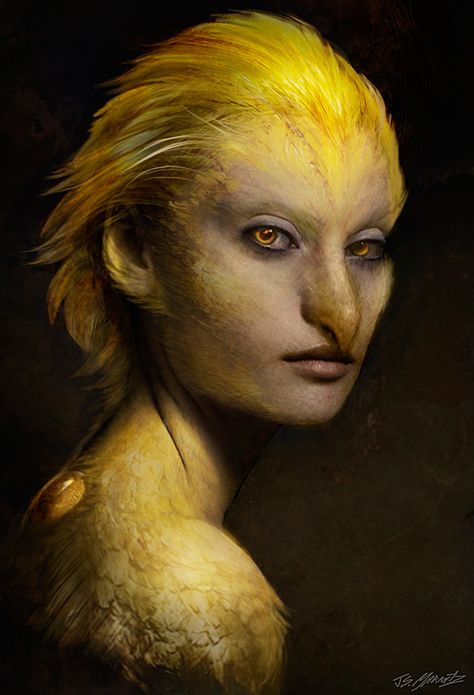 Beautiful portraits of Grimm's fairy tale monsters are worth a spot on your wall Grimm Wesen, Fairy People, Grimm Tv Series, Concept Art Landscape, Grimm Tv Show, Sasha Roiz, Grimm Tv, Scifi Art, Raven Queen