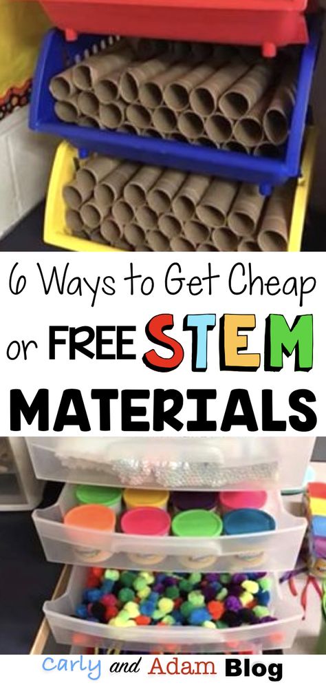 Maker Space Activities Elementary, Steam Bins Kindergarten, Stem Centers Elementary, Preschool Stem Bins, Stem Center Preschool, Stem Makerspace Ideas, Diy Stem Bins, Elementary Club Ideas, Stem Centers Kindergarten