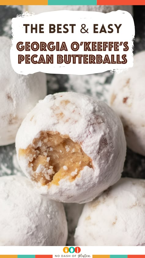 Maple Pecan Butterballs, Georgia Okeefe Pecan Butterballs, Easy Pecan Cookies Recipes, Pecan Recipes Savory, Pecan Meltaway Cookies, Special K Recipes, Pecan Butterballs, Best Easy Appetizers, Butterball Cookies