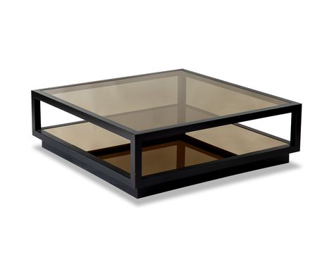 MT-CFT-028_001.Liang&Eimil Bevelled Mirror, Luxury Coffee Table, Bronze Mirror, Tinted Glass, Light And Space, Coffee Table Square, Beveled Mirror, Luxury Interior, New Furniture