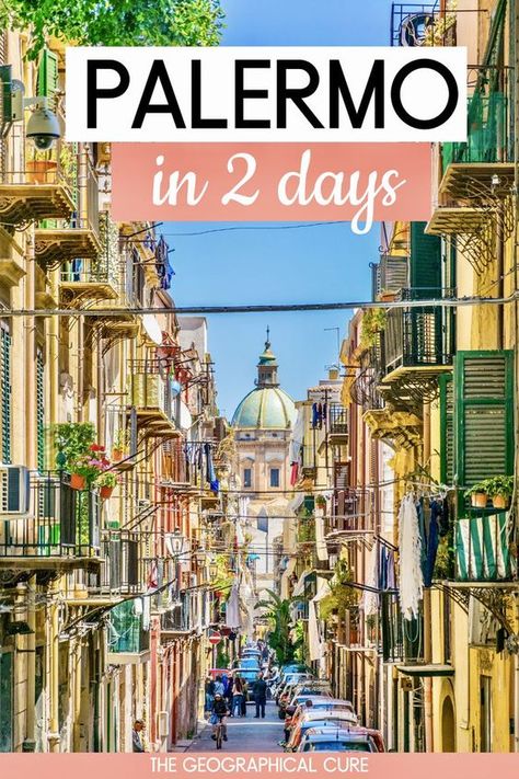 Planning a visit to Palermo Sicily? This is the ultimate 2 days in Palermo itinerary. It covers the top attractions and best things to do and see in Palermo. You'll visit historic landmarks, UNESCO-listed churches, and feast on the incredible cuisine. I also give you must know tips for visiting Palermo. Read on for what to do in Palermo and how to sped the perfect two days in Palermo! Palermo Itinerary | Palermo Itineraries | Places To Visit In Palermo Sicily Itinerary, Perfect Days, Palermo Sicily, Palermo, Sicily, You Must, Things To Do