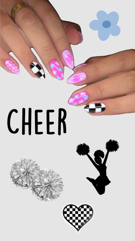 Cheer Nails, Cheerleading, Nails