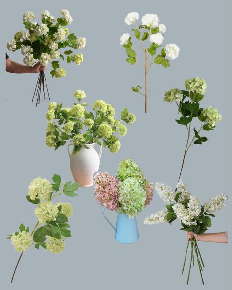 Fake Snowballs, Flowers Branch, Preserved Hydrangea, Flower Branch, Faux Florals, Hydrangea, The Creator, Flowers, Floral