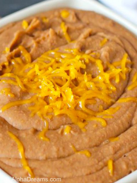 Instant Pot Refried Beans Recipe, Crockpot Refried Beans, Instant Pot Refried Beans, Canning Refried Beans, Homemade Refried Beans, Refried Beans Recipe, Authentic Mexican Recipes, Appetizers For A Crowd, Tacos And Burritos