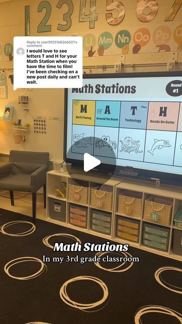 CrafTay Corner ~ 3rd Grade Teacher on Instagram: "How I do math stations in my 3rd grade classroom! This is such a simple & organized process that hits so many skills & also allows me to work with small groups! A special shout out to @boddlelearning as an amazing website for my technology station! ⌛️ 📋💻 🎲🎢 #teacher #teachersoftiktok #teacherlife #classroom #classroomoftheelite #teachingontiktok #teacherideas #thirdgradeteacher #thirdgrade #elementaryschool #elementaryteacher #classroommanagement #classroomsetup #teacherappreciation #school #schoolhacks #schoolsupplies #teachersbelike" Third Grade Classroom Setup, Classroom Stations, Classroom Learning Centers, Small Group Math, 3rd Grade Teacher, Classroom Organization Elementary, Self Contained Classroom, Learning Stations, 5th Grade Classroom