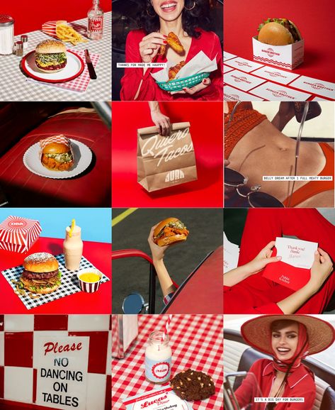 Creative Instagram Grid Design Food, Food Branding Instagram, Food Influencer Instagram, Food Content Instagram, Burger Branding Design, Delivery Aesthetic, Food Instagram Feed, Food Marketing Design, Brand Instagram Feed