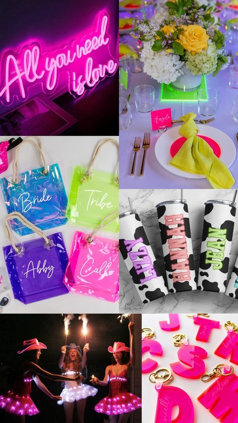 Electric Love Bachelorette, Bachelorette Party, Neon