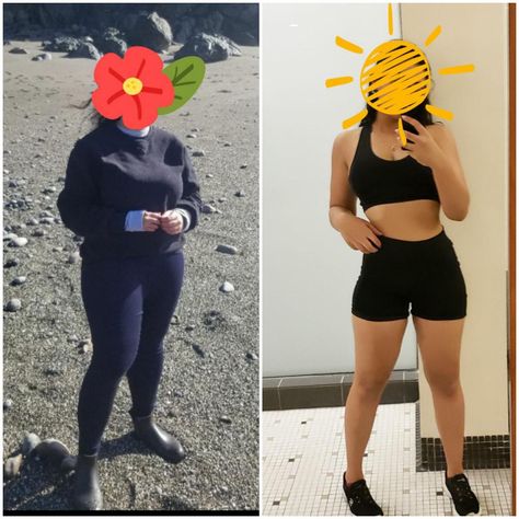 Here we have a progress pic showing a weight loss from 155 pounds to 125 pounds. That's an impressive loss of 30 pounds. Lost 30 Pounds, 125 Pounds, 125 Lbs, Lose 30 Pounds, Lift Heavy, Progress Pictures, Eating Healthy, 3 Months, Healthy Eating