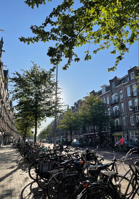 #amsterdam #netherlands #amsterdamstyle #bikes #morning Amsterdam Netherlands, Netherlands, Amsterdam