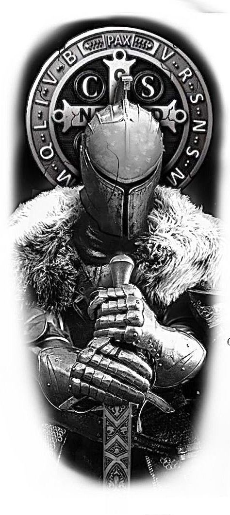 Knight Tattoo Design Warriors, Crusader Tattoo Design, Templar Tattoo Design, Spartan Chest Tattoo, Knight Tattoo Medieval, Crusader Tattoo, Shield Tattoo Design, Knight Tattoo Design, Knights Templar Tattoo