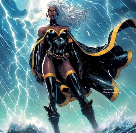 Black Panther Storm, Storm Cosplay, Ashe League Of Legends, Storm Xmen, Xman Marvel, Storm Marvel, Marvel Heroines, Marvel Superheroes Art, Black Panther Art