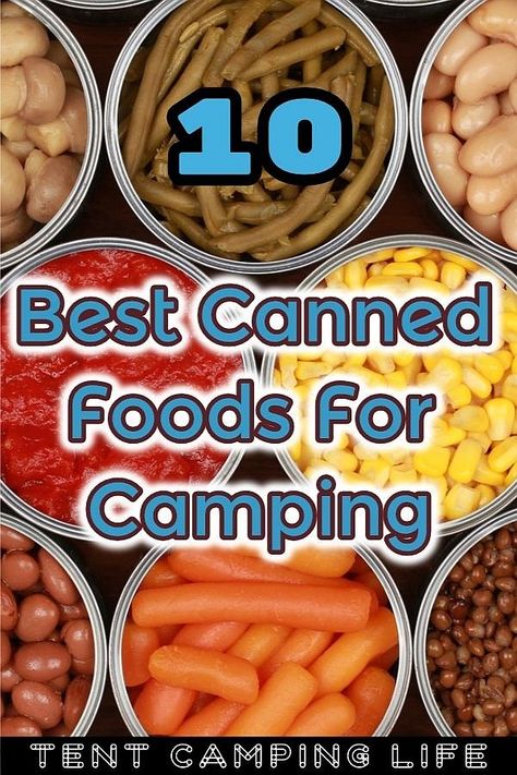 Canned food is still one of the best options for campers, and there's so much you can do with it to create tasty and wholesome meals for breakfast, lunch, and dinner. Foods For Camping, Tent Camping Food, Easy Camping Food Ideas, Easy Camping Food, Meals For Breakfast, Camping Food Ideas, Canned Meats, Best Camping Meals, Camping Dishes