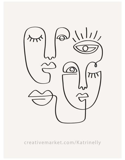 One Line Drawings, Visuell Identitet, Pose Portrait, Face Line Drawing, 30 Fashion, Protest Posters, Primitive Art, Single Line Drawing, Abstract Face Art