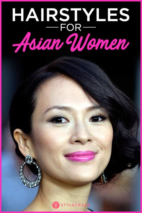 Latest Hairstyles For Asian Women: Asian hair is characterized by silky smooth, straight and shiny- a type of hair women all around the world envy. Here are a few of the latest Asian haircuts for women that you can try. #hair #hairstyles #haircuts #hairideas #asian Asian Hair Medium Length, Medium Asian Hair, Hairstyles For Asian Women, Asian Hairstyles Women, Asian Bob Haircut, Asian Haircuts, Bridal Hair Pins Pearl, Asian Haircut, Hair Comb Clips