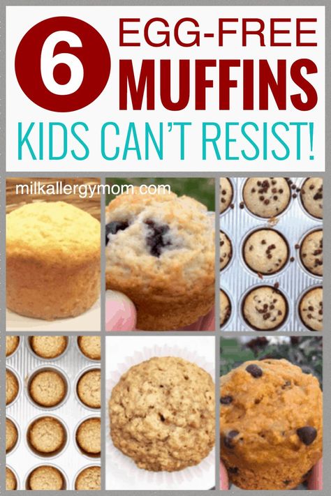 Gluten Dairy Egg Soy Nut Free Breakfast Recipes, Muffin Recipe No Eggs, Muffin Recipes No Egg, Eggless Muffin Recipes Egg Free, No Egg No Milk Breakfast, Baby Muffins No Egg, Egg Free Muffin Recipes, No Egg Muffins Recipe, Egg Allergy Breakfast Ideas