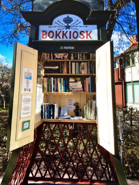 ”Book library” • Sigtuna • SWEDEN Sigtuna Sweden, Book Library, Pay Phone, Landline Phone, Sweden, Travel