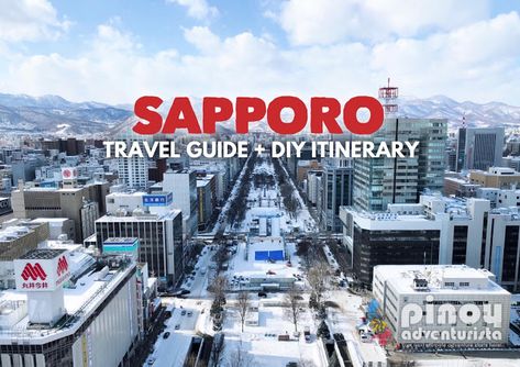 Sapporo Itinerary, Japan On A Budget, Japan Tourist, 1 Day Trip, Philippines Travel Guide, Japan Winter, Hokkaido Japan, Budget Tips, Japan Trip