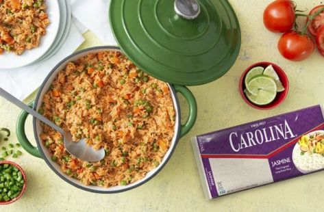 Although a rice classic, this is not the average Spanish Rice recipe. Want to know why? Visit our website for more: Traditional Mexican Rice Recipe, Traditional Mexican Rice, Starchy Side Dishes, Mahatma Rice, Brussel Sprout Recipes, Pantry Refrigerator, Rice Meals, Bean Rice, Spanish Rice Recipe