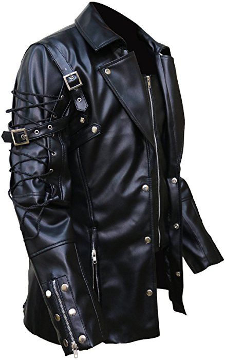 Punk Rave Poison Black Jacket Mens Faux Leather Goth Steampunk Military Coatt,L.: Amazon.ca: Clothing & Accessories Painted Gloves, Leather Goth, Moda Steampunk, Goth Steampunk, Steampunk Halloween, Maroon Jacket, Gothic Men, Military Coat, Gothic Steampunk