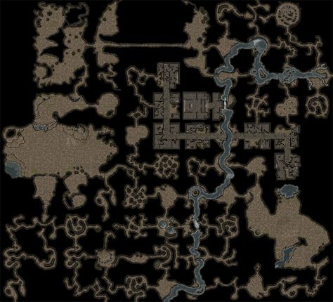 Underground Battle Map Dnd, Cave System Map Dnd, Dnd Battle Maps Cave, Dungeon Maps Underground, Cave Battlemap, Cave System Map, Cave Tunnel Battlemap, Dnd Cave Map, Cave Map Rpg