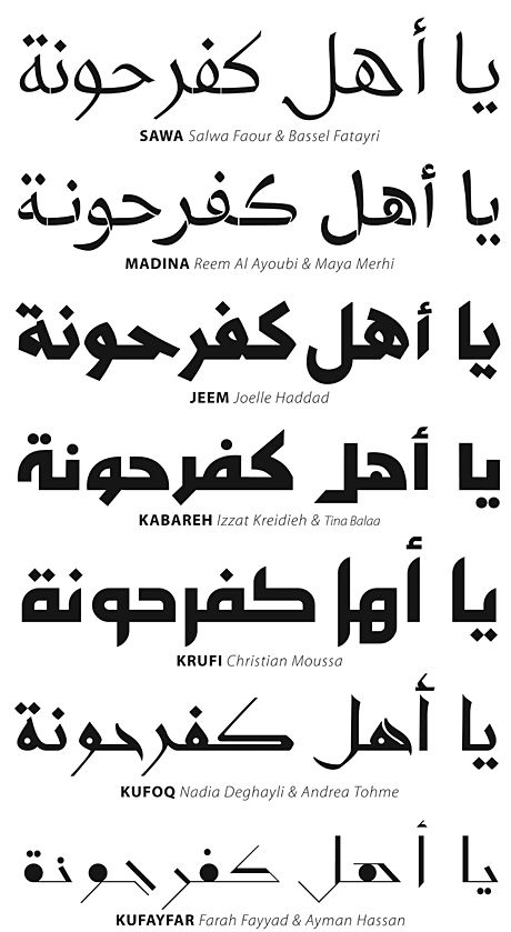 Intro-to-Arabic-Type-02 Arabic Fonts, Arabic Typography Letters, Typography Design Arabic, Arabian Typography, Arabic Type Specimen, Arabic Font Download, Minimal Font, Arabic Font, Persian Calligraphy Art