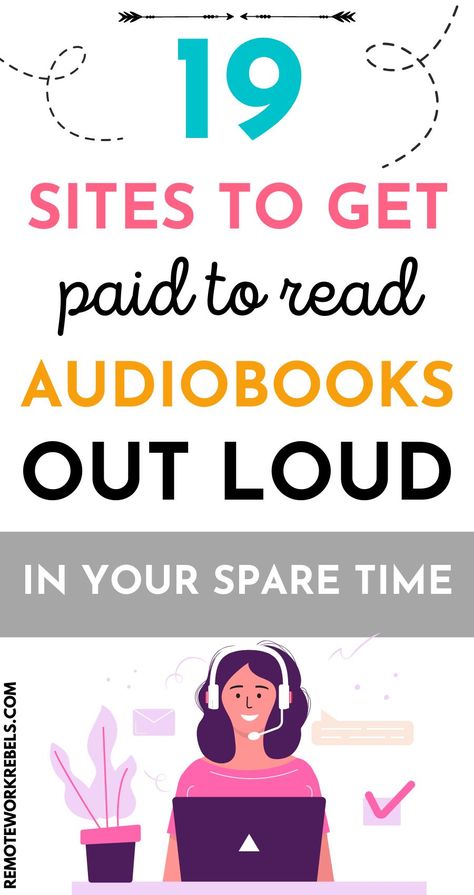 19 sites to get paid to read audiobooks out loud. Read books and earn money in your spare time. If you love reading and want extra cash, reading audiobooks for money is a top side hustle. Get Paid As An Audiobook Voice Actor, Reading Side Hustle, Read Books And Earn Money, Read Books For Money, Make Money Reading Books, How To Become An Audio Book Narrator, Get Paid To Read Books, Work From Home Careers, Job Help