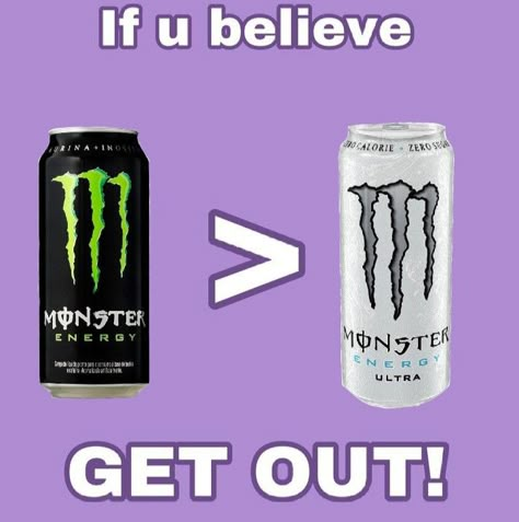 Monster Flavors List, Monster Cans Diy, Monster Flavors, Monster Drink, Monster Energy Drinks, White Monster, Original Monster, Hug Quotes, Monster Crafts