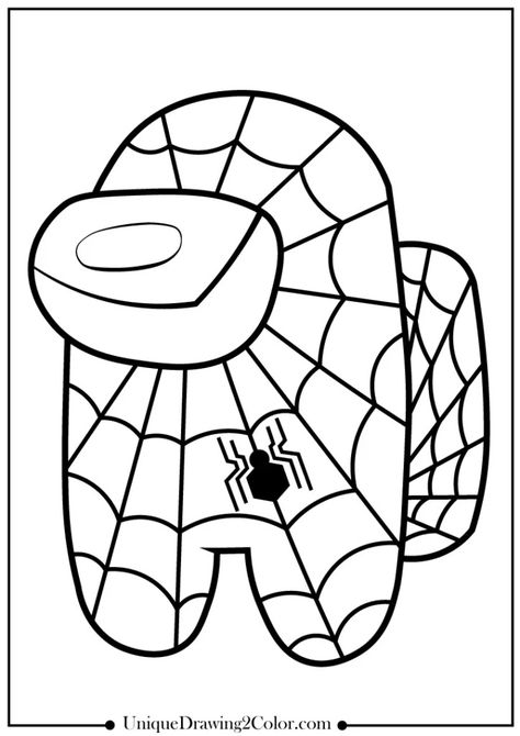 Spiderman Among Us Coloring Pages - Free Printable Among Us Dibujos, Among Us Coloring Pages, Among Us Coloring, Coloring Page Ideas, Page Ideas, Cute Coloring Pages, Among Us, Coloring Page, Free Printable