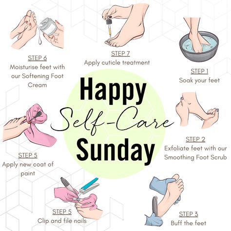 Happy Self-care Sunday !⁠ ⁠ Take care of your feet this summer with this perfect weekly routine🌱⁠ ⁠ #NourishLondon #Feetcare #footcare #sunday #saturday #weekend #love #instagood #life #friends #beautiful #smile #photooftheday #happiness #wednesday Feet Care Aesthetic, Feet Care Routine, Foot Care Routine, Sunday Self Care, Beauty Treatments Skin Care, Self Care Sunday, Diy Pedicure, Skin Care Basics, Black Glamour