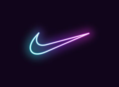 Neon Nike Logo by Dmitry Mayer on Dribbble Neon Nike Logo, Nike Background, Neon Nike, Nike Logo Wallpapers, Nike Wallpapers, Nike Signs, Cool Nikes, Cool Nike Wallpapers, Neon Signs Home