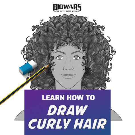 A carousel of images depicting curly, wavy and coily hair. Simple Curly Hair Drawing, Curly Hair For Beginners, Draw Curly Hair, Coily Hairstyles, How To Draw Art, Hair For Beginners, Easy Drawing Steps, Curly Hair Drawing, Hair Simple