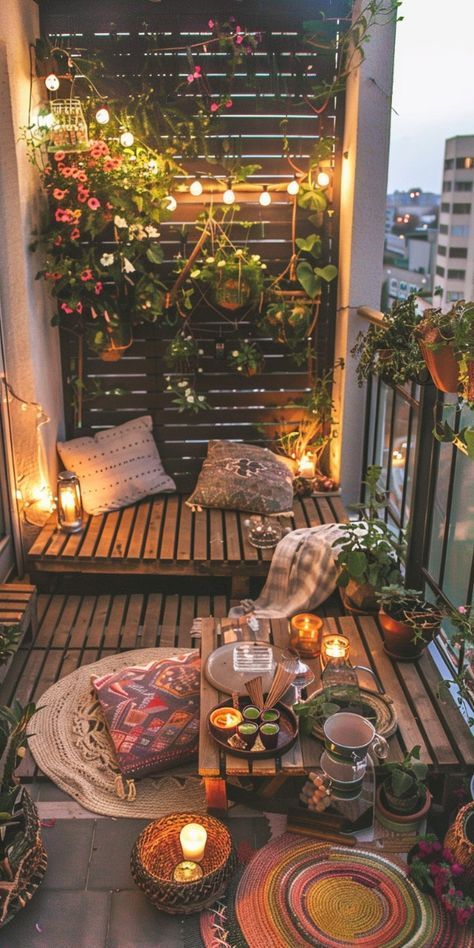 Balcony Redesign, Porch Oasis, Balcony Vibes, Apartment Deck, Balcony Decorating Ideas, Small Apartment Balcony Ideas, Cozy Balcony, Balcony Design Ideas, Tiny Balcony