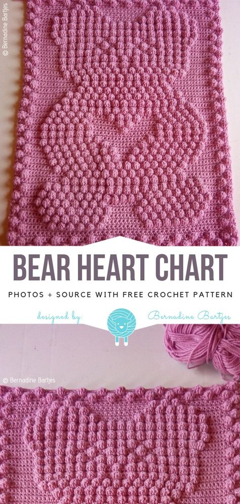 Crochet Bobbles Ideas Free Patterns | Wool Pattern Crochet Bear Afghan Pattern Free, Bubble Stitch Crochet, Crochet Bobble Blanket, Bobble Stitch Crochet Blanket, Graphghan Patterns, Bobble Blanket, Bobble Stitch Crochet, Bobble Crochet, Crochet Bobble