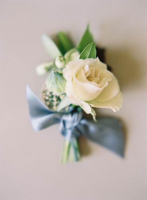 Hydrangea Boutonniere, Blue Boutonniere, Blue And Blush Wedding, Succulent Boutonniere, English Estate, Flower Shop Decor, White Boutonniere, Devon Wedding, Modern Minimalist Wedding