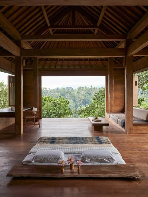 joglo vernacular house reassembles as indigo dyeing studio in bali Bali Style Interior Design, Bali Style Interior, Vernacular House, Interior Design Tips And Tricks, Wooden Roof, Design Tips And Tricks, Indigo Dyeing, Building A Home, Bali House