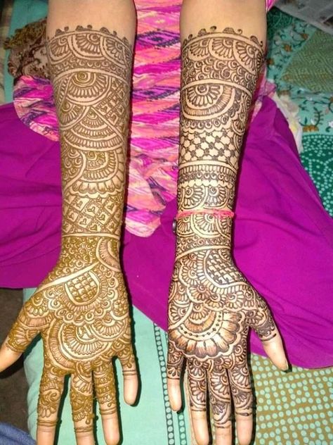 Full Hand Cone Designs, Mehandhi Designs Bridal Simple, Wedding Mehandi Designs Indian Bridal, Mehandi Full Hand Designs, Baby Mehandi, Mehandhi Designs, Simple Mehendi Designs, Simple Arabic Mehndi Designs, Full Hand Mehndi