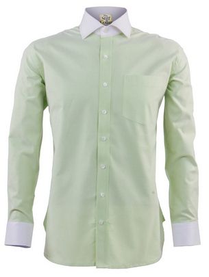 Pista Green Oxford Banker's Shirt Green Shirts For Men, Full Sleeve Shirts, Green Shirts, Pista Green, Shirts For Men, Full Sleeve, Shirt Sleeves, Oxford, For Men