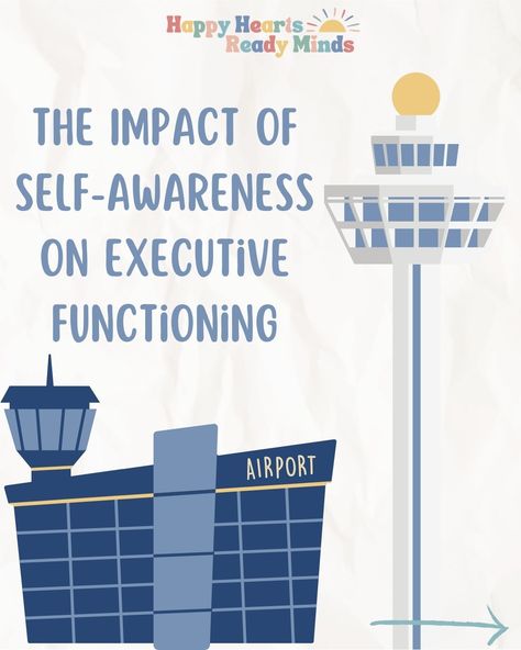 🚨 Is Your Child's Brain Ready to Take Off? 🛫 Ever wonder how your child makes decisions? 🤔 It all starts with the brain's command center—executive functioning! 💡 But did you know that self-awareness is the secret radar 🛰️ that helps your child navigate their thoughts and feelings? When kids recognize what they’re feeling, their brain can better guide them to make smart choices, even when things get tough! 🎯 Think of it like this: ✈️ Self-awareness is the radar, and executive functioning is... Executive Functioning, Command Center, Happy Heart, Self Awareness, Thoughts And Feelings, Knowing You, Did You Know, The Secret, Brain