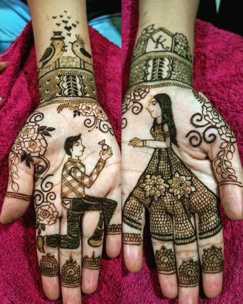 Engagement Mehendi Figures, Engagement Mahendi Design, Mehendi Figures, Mehendi Tutorial, Engagement Mehendi, Designer Mehndi, Mehndi Mehndi, Mehandi Art, Engagement Mehndi