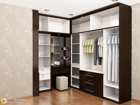 L Shape Wardrobe Design Bedroom Modern, L Shape Wardrobe Design, Wardrobe Design Bedroom Modern, Wardrobe Internal Design, Bedroom Wardrobe Ideas, Small Dressing Rooms, Wall Wardrobe Design, Almirah Designs, Armoire D'angle