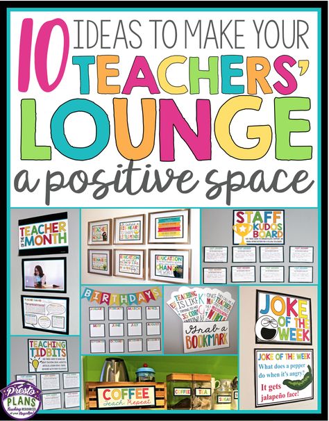 Teachers Lounge Makeover, Teacher Morale, Staff Lounge, Teacher Motivation, School Secretary, Staff Development, Teachers Lounge, Staff Motivation, Staff Room