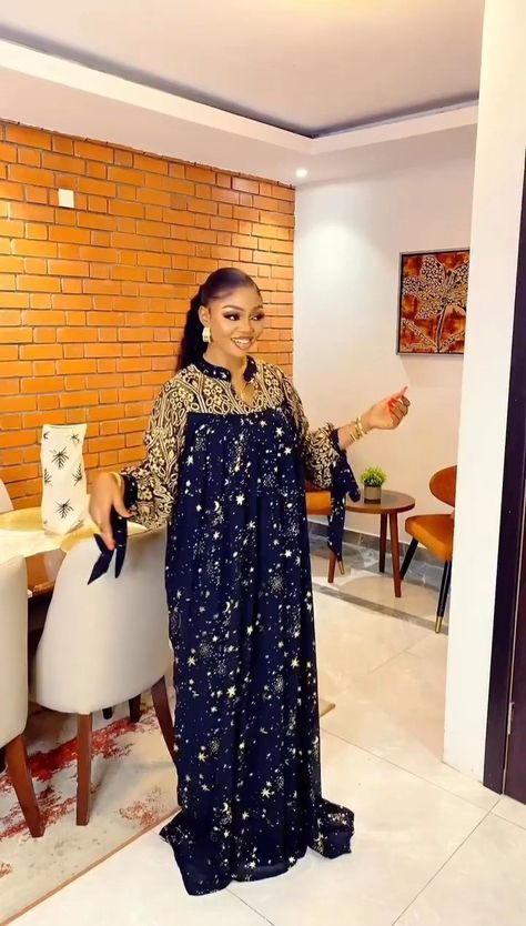 African Print Long Dress, Boubou Styles For Women, Lace Long Gown, Kaftan Styles, Happy New Month, African Fabric Dress, Long African Dresses, African Print Dress Ankara, Short African Dresses