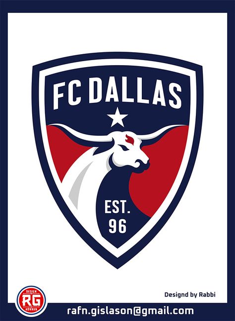 Football Club Logo, Logo Club, Soccer Logo, Football Team Logos, Fc Dallas, Logo Redesign, Major League Soccer, Puma Logo, Club Logo