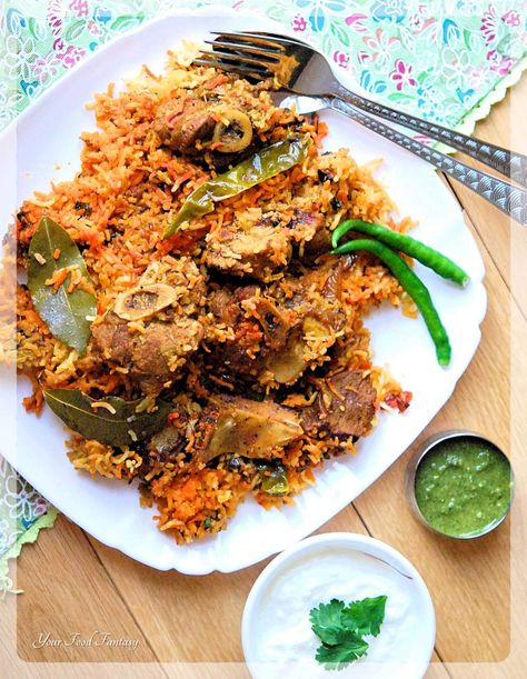 Mutton Dum Biryani, Mutton Biryani Recipe, Dum Biryani Recipe, Hyderabadi Cuisine, Mutton Biryani, Slow Cooked Meat, Dum Biryani, Food Fantasy, Rice Pasta