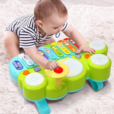 Amazon.com: Xylophone Table Music Toys of Ohuhu, Multi-Function Toys Kids Drum Set, Discover & Play Piano Keyboard, Xylophone Set Electronic Learning Toys for Baby Infant Toddler Birthday Gifts for Kids : Toys & Games 8 Month Old Toys, Kids Xylophone, Play Keyboard, Kids Drum Set, Toddler Videos, Electronic Gift Ideas, Toy Instruments, Drum Sets, Play Piano