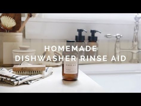 (2719) DIY Dishwasher Rinse Aid - YouTube Natural Rinse Aid For Dishwasher, Homemade Rinse Aid For Dishwasher, Diy Dishwasher Rinse Aid, Diy Rinse Aid For Dishwasher, Rinse Aid For Dishwasher, Easy Dyi, Dishwasher Rinse Aid, Clean Cleaning, Homemade Diy