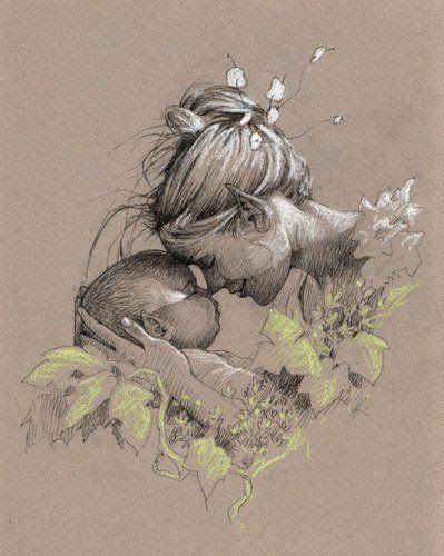 Mother And Child Pictures, Mother Daughter Art, Birth Art, Pregnancy Art, Mother Tattoos, Mother Art, Mother Daughter Tattoos, Baby Drawing, Baby Tattoos