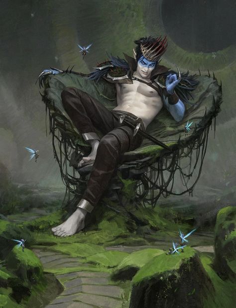 Oko - MTG Wiki Fairy King, Mtg Art, Nature Spirits, Fantasy Male, Arte Fantasy, Magic Art, Character Design Male, The Fairy, Fantasy Inspiration