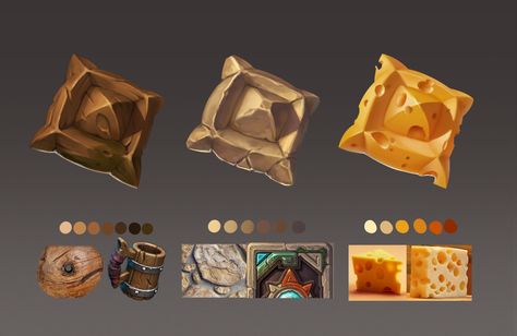 Hand Painted Textures Tutorial, Pixel Base, Texture Study, Material Studies, Digital Painting Techniques, Hand Painted Textures, Casual Art, Digital Texture, Masks Art